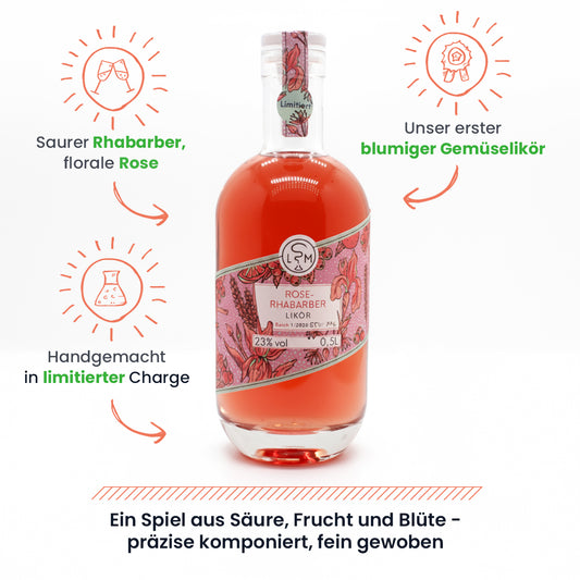 ROSE-RHABARBER Likör