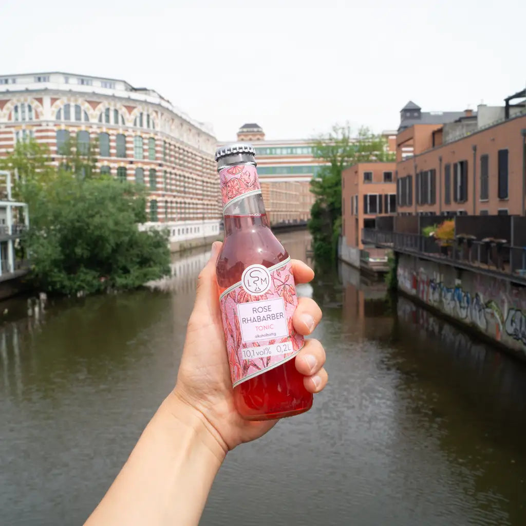 ROSE-RHABARBER Tonic - fertiger Longdrink