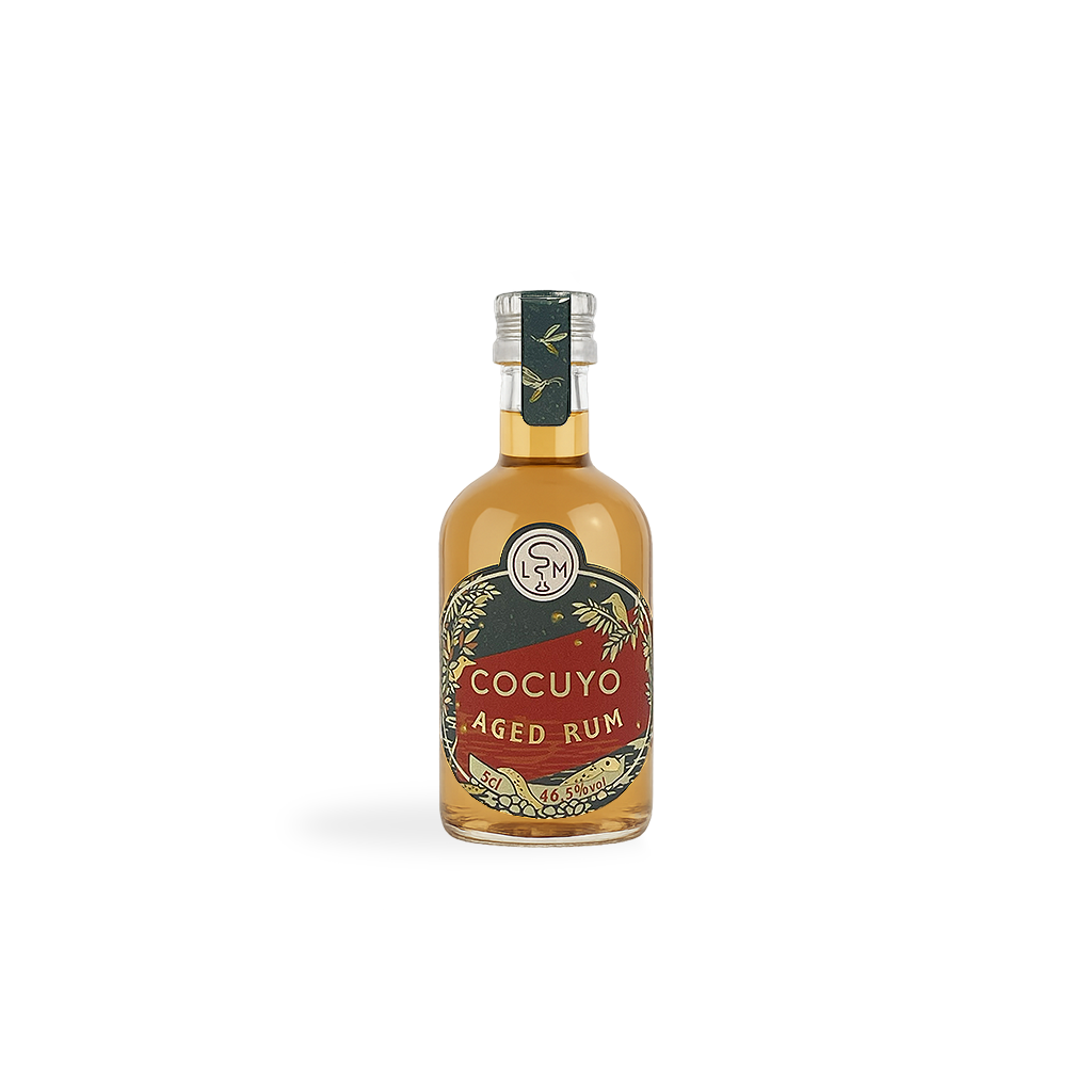 COCUYO Aged Rum in der 50 ml Miniaturflasche