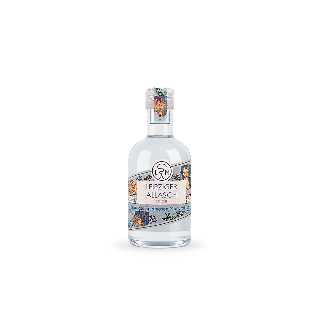Leipziger Allasch in der 50 ml Miniaturflasche