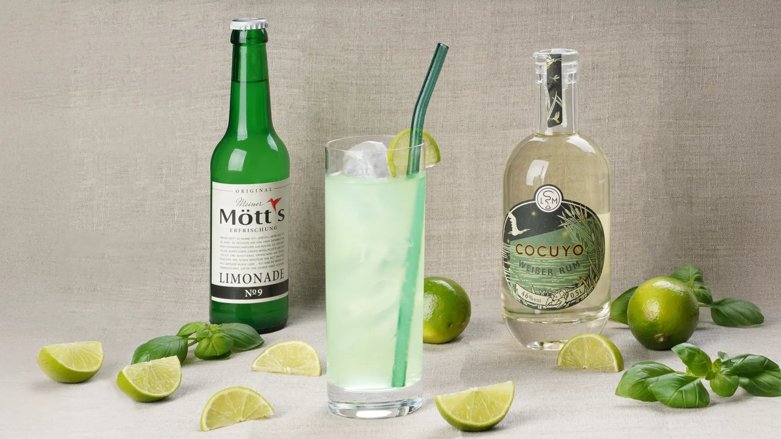 Rum Longdrink mit COCUYO und Meiner Mött’s No. 9