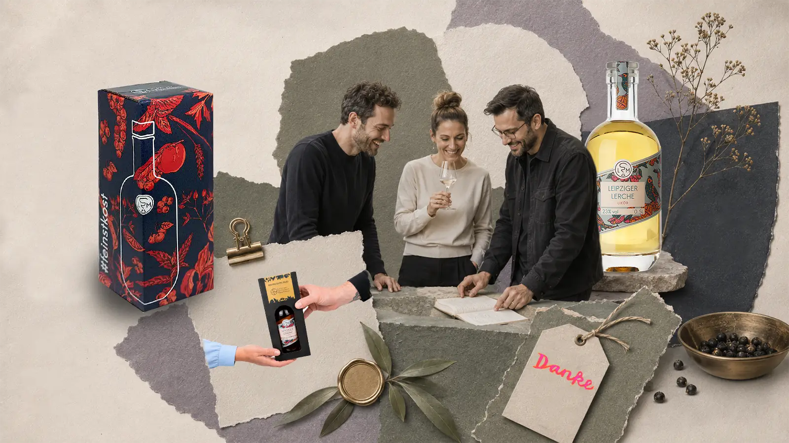 Individuelle Firmengeschenke aus der Manufaktur – Etikett, Verpackung und alkoholfreie Varianten