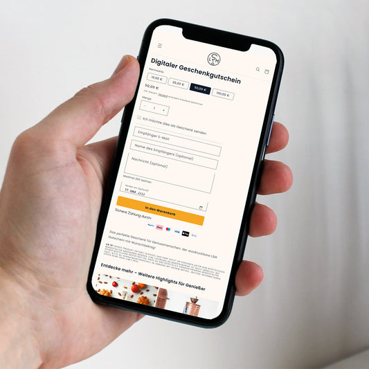 Digitaler Geschenkgutschein