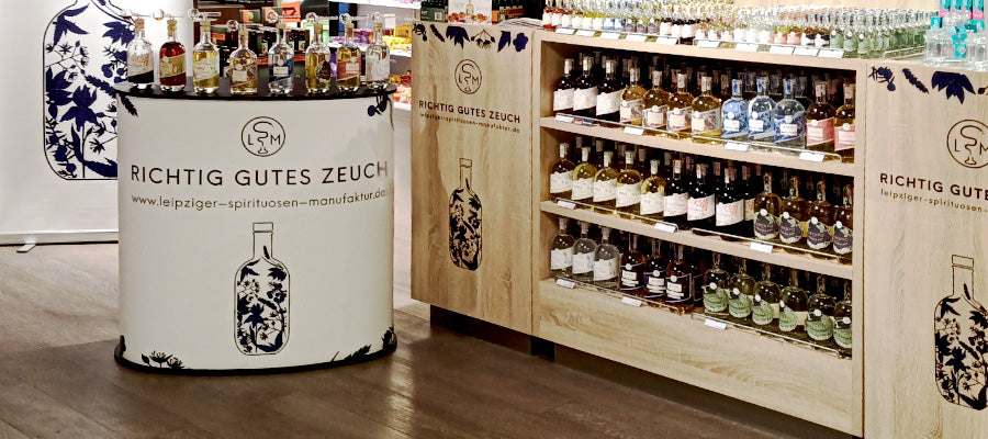 Promotionstand der Leipziger Spirituosen Manufaktur
