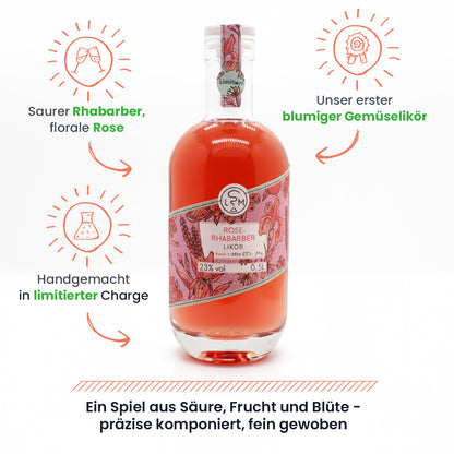ROSE-RHABARBER Likör