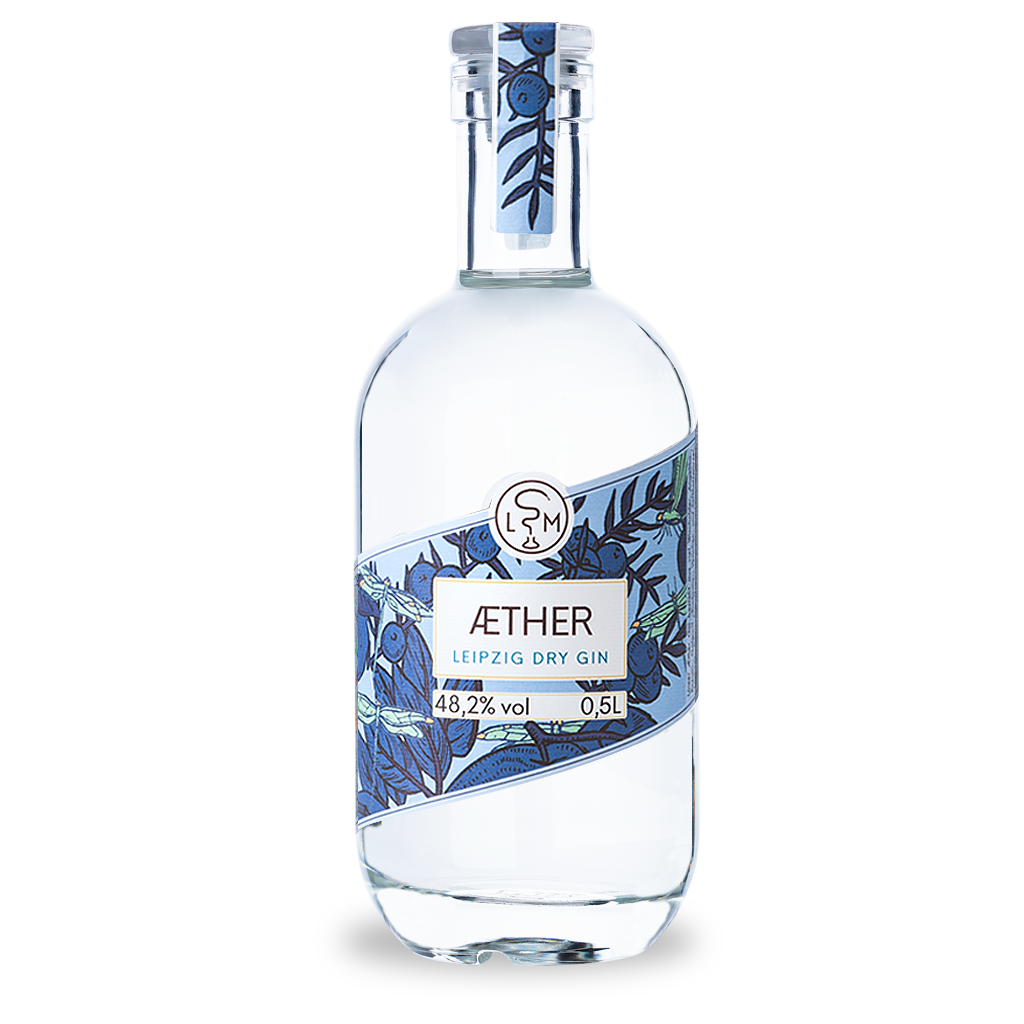 Aether Gin in der 500 ml Flasche