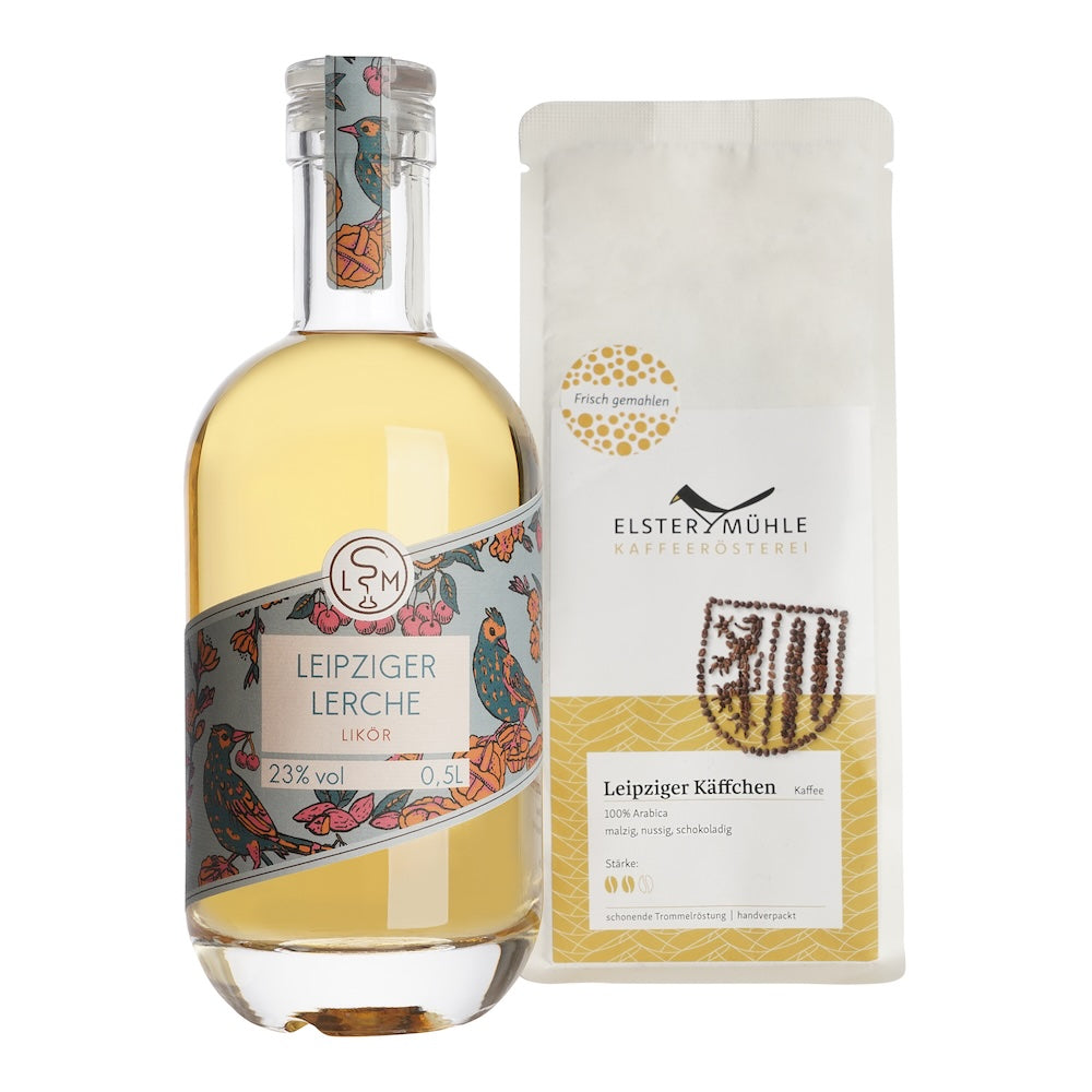 Bundle Leipziger Lerche Likör mit Elstermühle Leipziger Käffchen