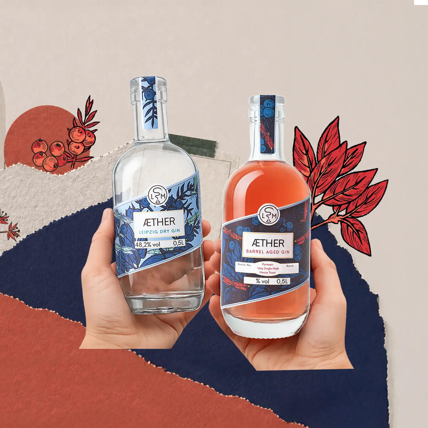 Aether Gin und Barrel Aged Gin als handwerklich destillierte Leipziger Gins im Überblick