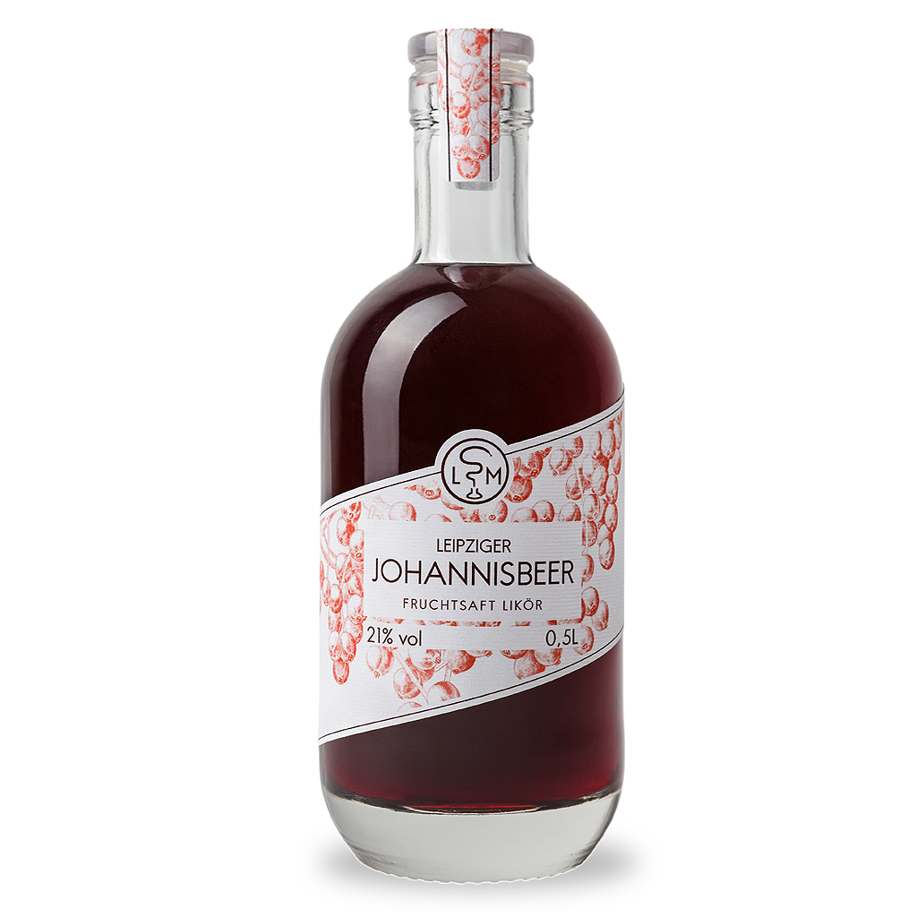 Leipziger Johannisbeerlikör in der 500 ml Flasche