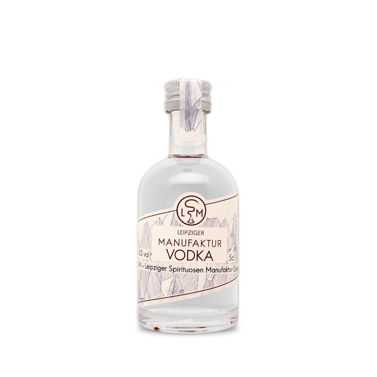 Manufaktur Vodka 50 ml der Leipziger Spirituosen Manufaktur