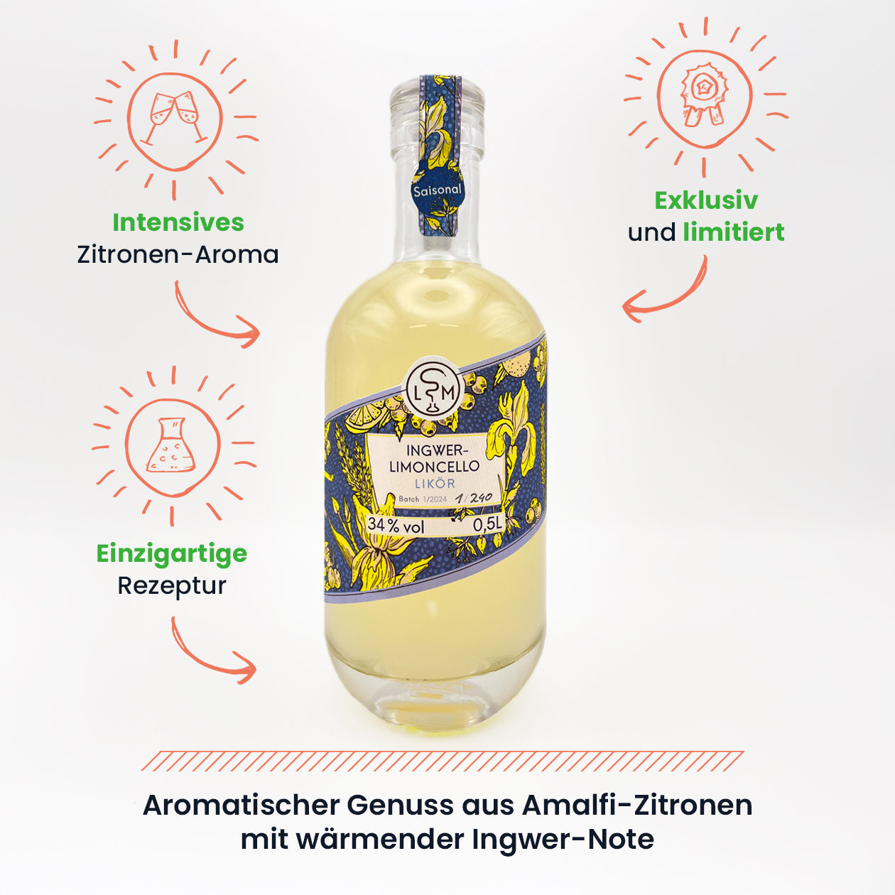 Ingwer-Limoncello